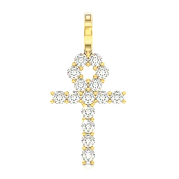 Diamond Ankh Pendant
