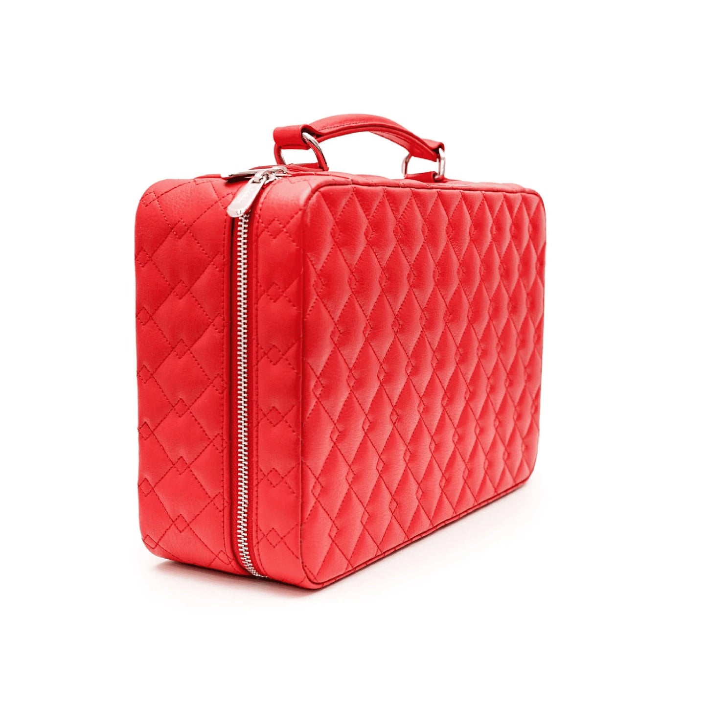 Icebox Large Traveler Case in red, 2-watch capacity, detail view 3