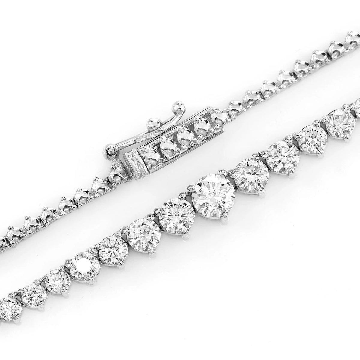 Graduated Diamond Riviera Necklace