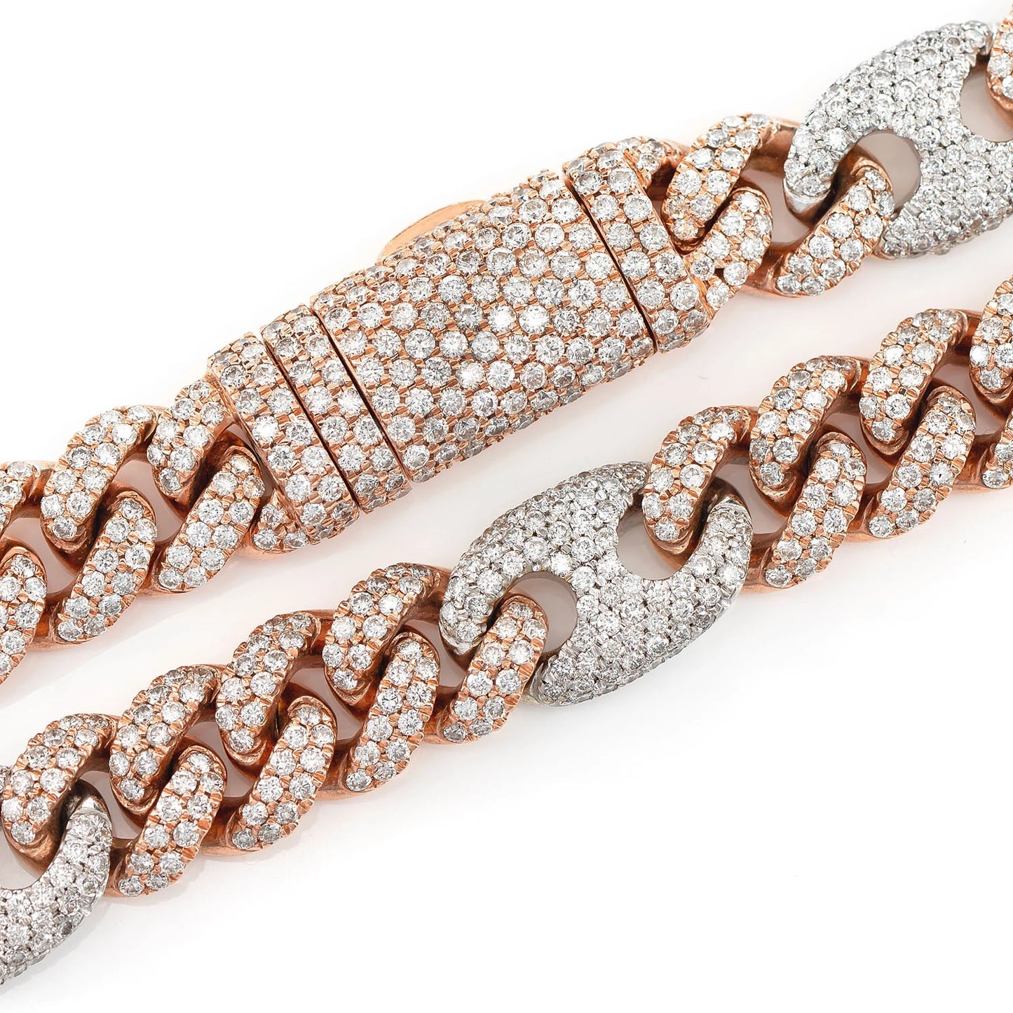 Mariner Cuban Link Diamond Necklace