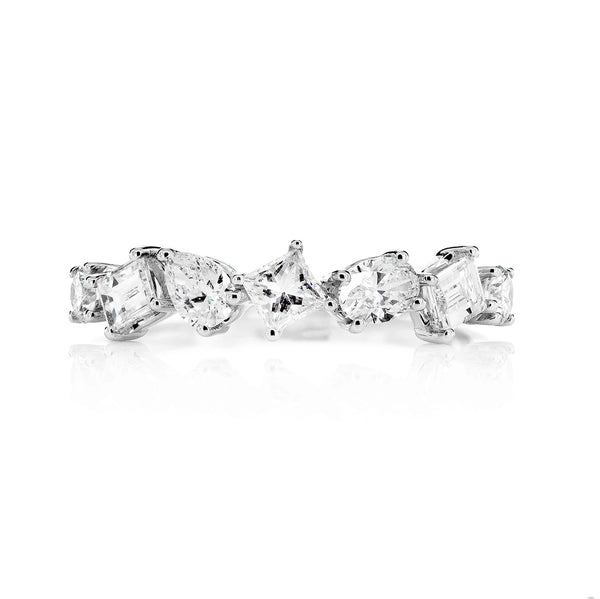 Seven Stone Multi-Shape Diamond Band
