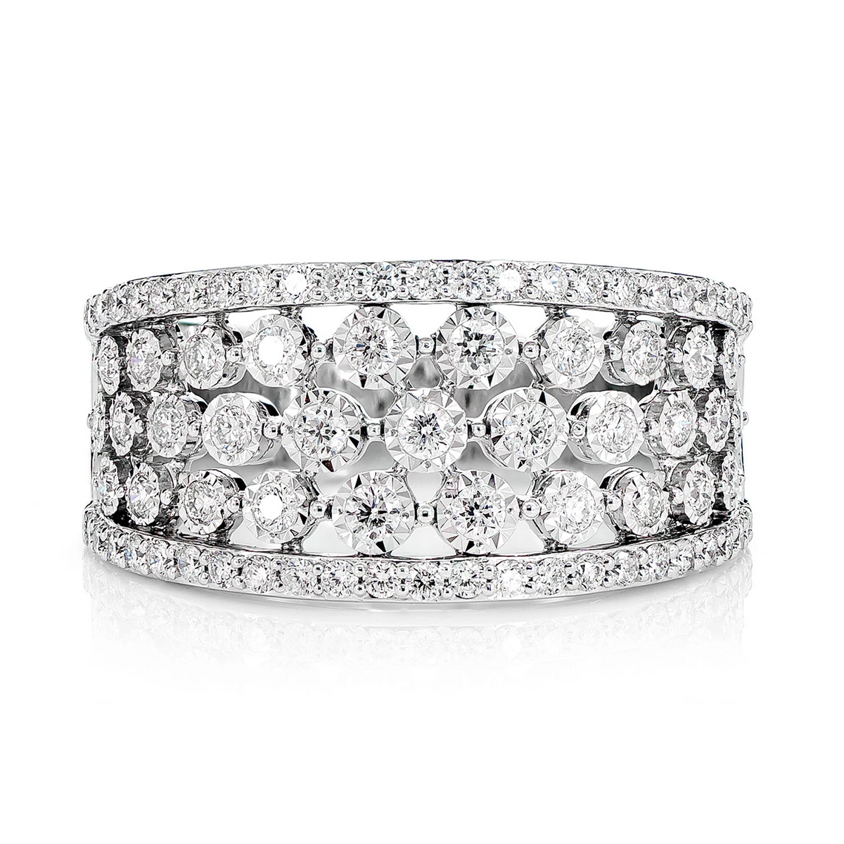 Open miracle ring front