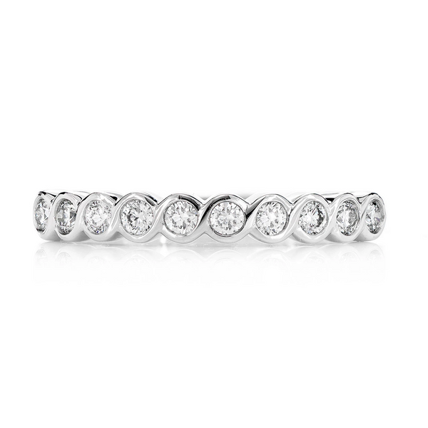 Twisted Bezel Ring 14k