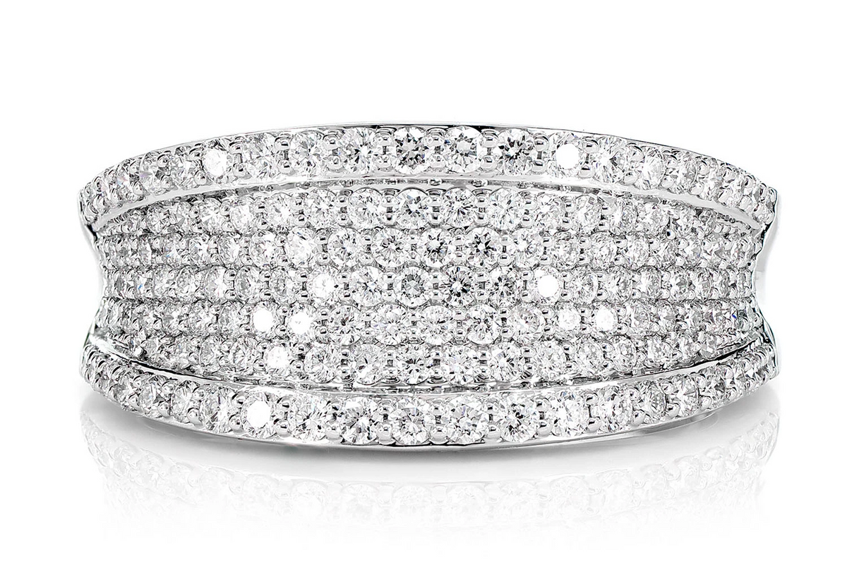Graduated wide border ring front