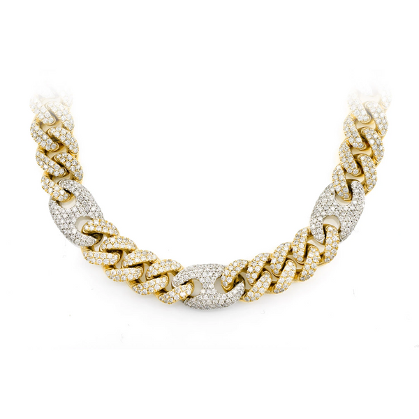 Mariner Cuban Link Diamond Necklace