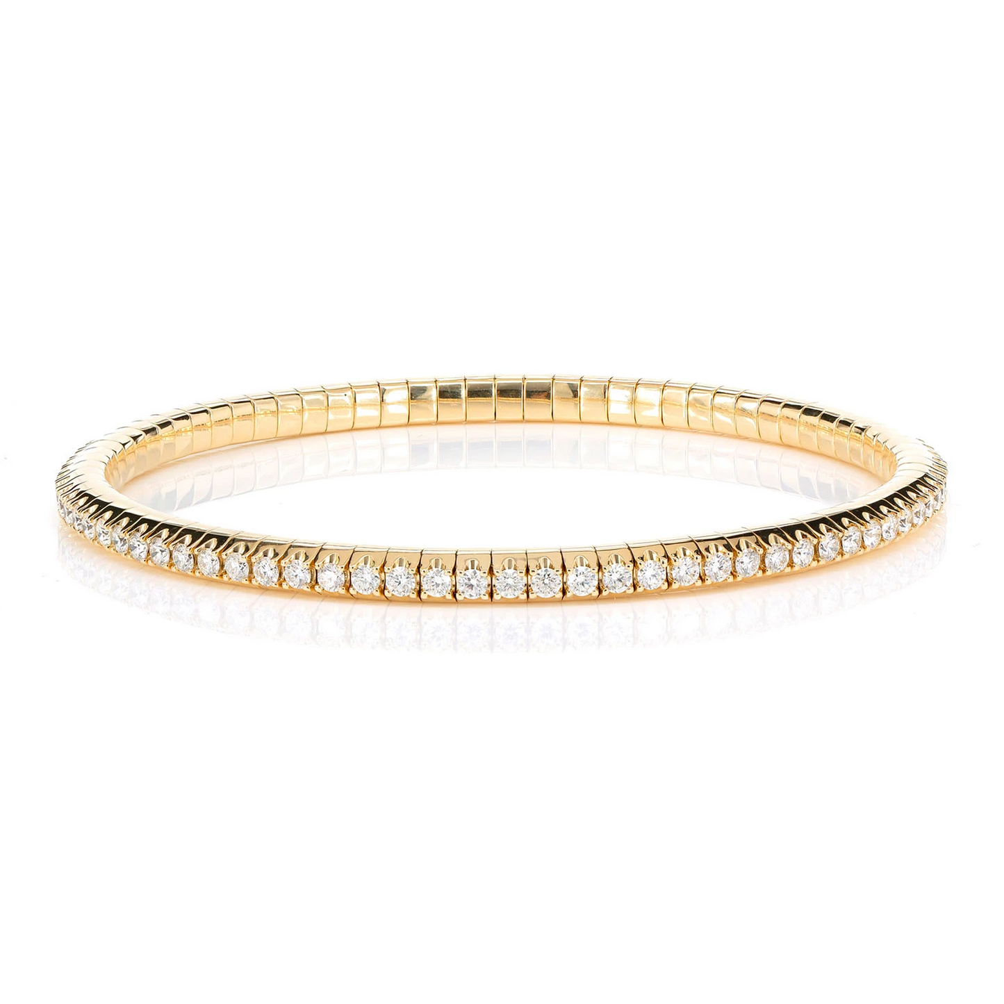 Diamond Flex Bangle Tennis Bracelet
