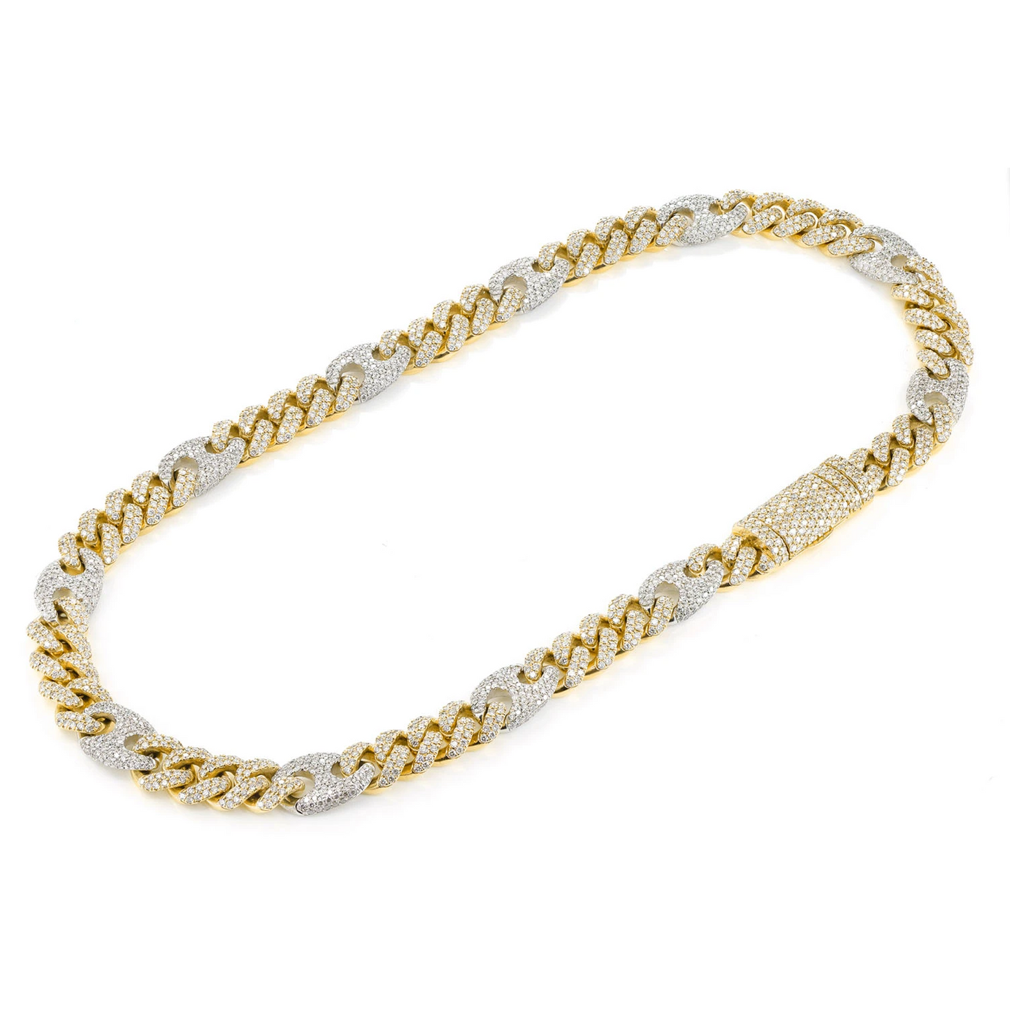 Mariner Cuban Link Diamond Necklace