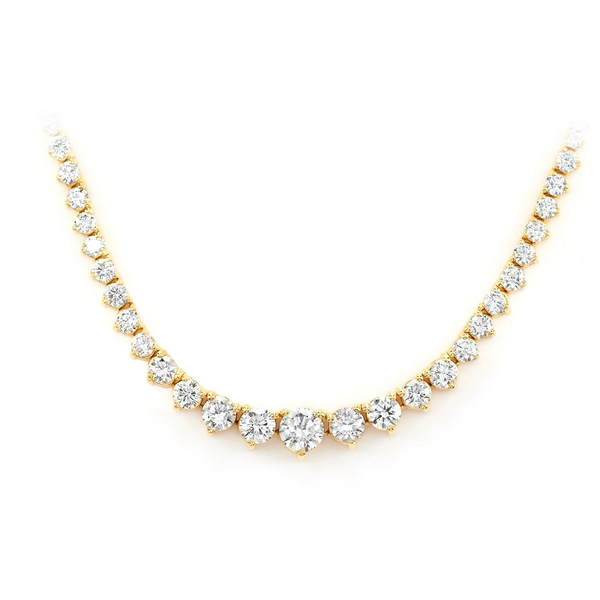 Graduated Diamond Riviera Necklace