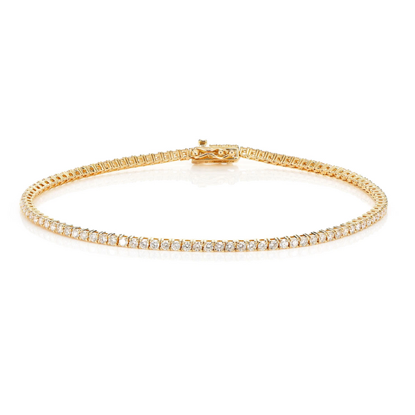 Prong Diamond Tennis Bracelet