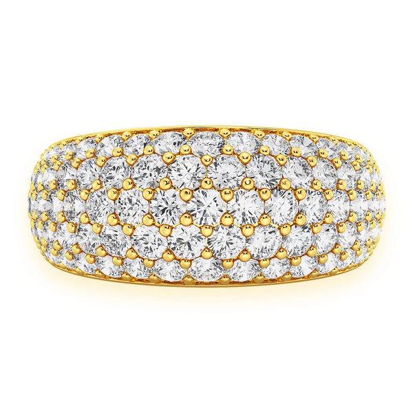 Bubbly Diamond Ring