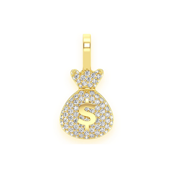 Pavé Money Bag Pendant