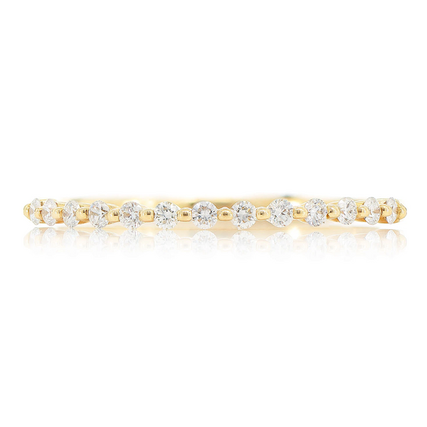 Pinched Diamond Ring