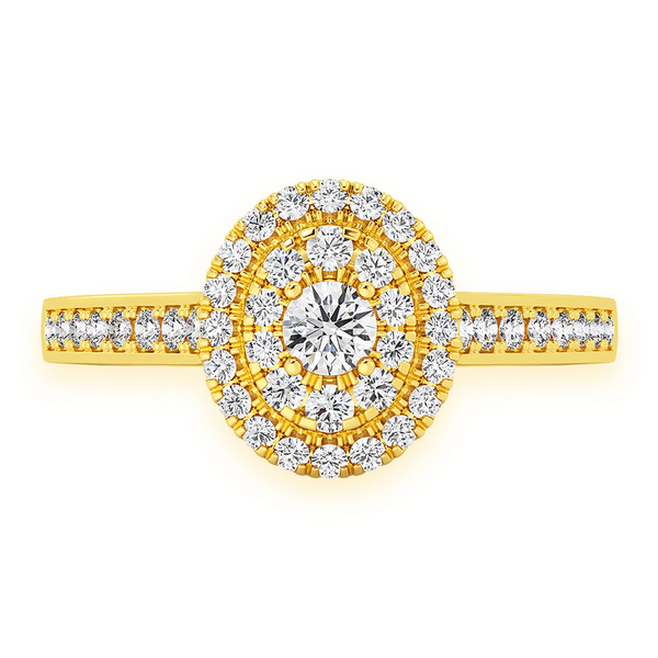 Oval Diamond Engagement Ring