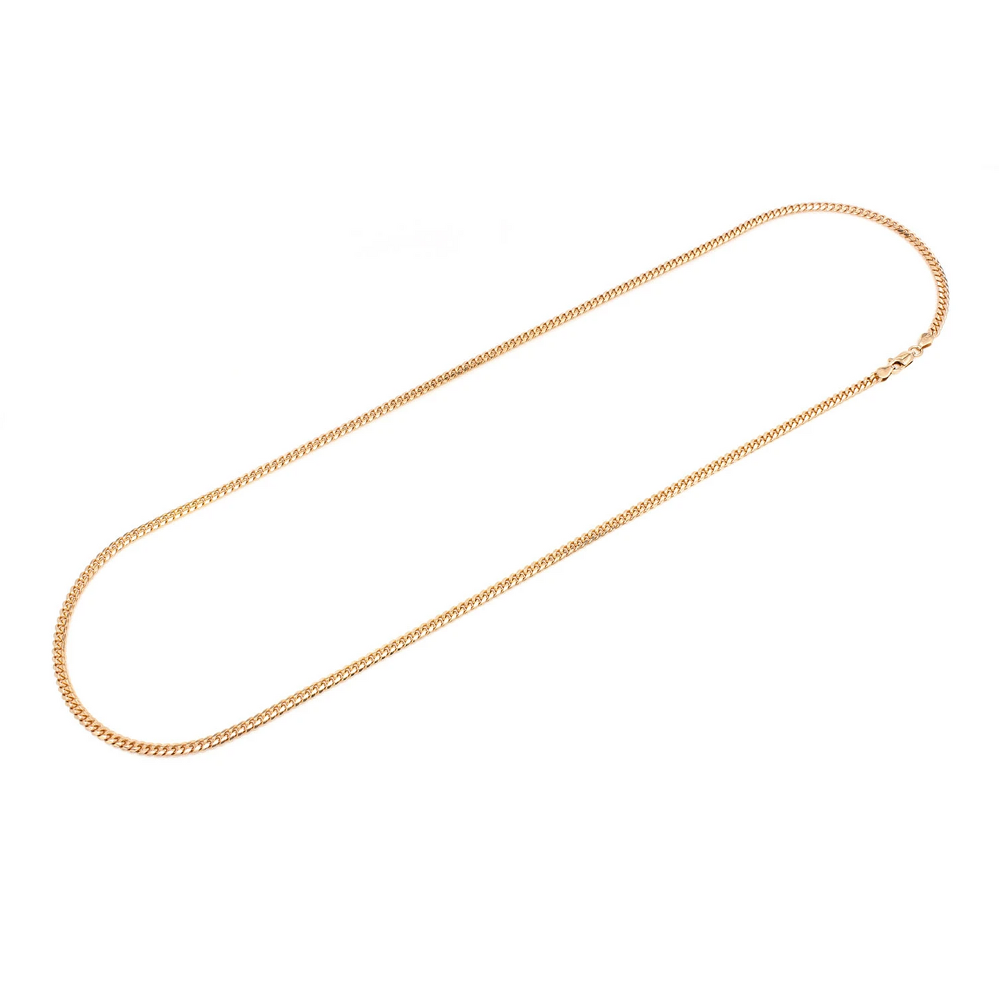 Miami Cuban Gold Chain in 14K yellow gold, 3.5mm width, alternate view
