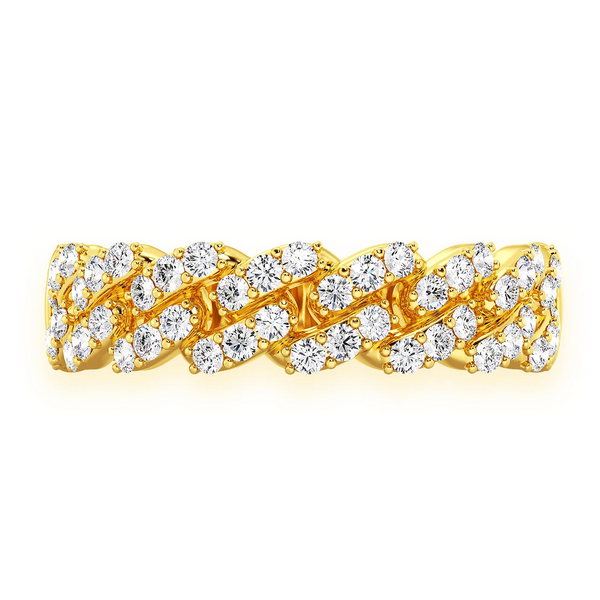 Iced Out Cuban Ring