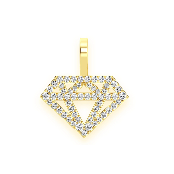 Diamond Silhouette Pendant