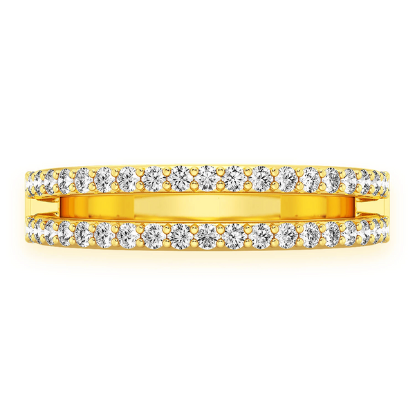 Double Row Band Ring
