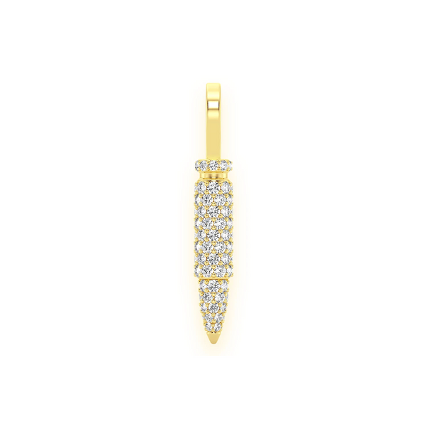 Bullet Diamond Pendant