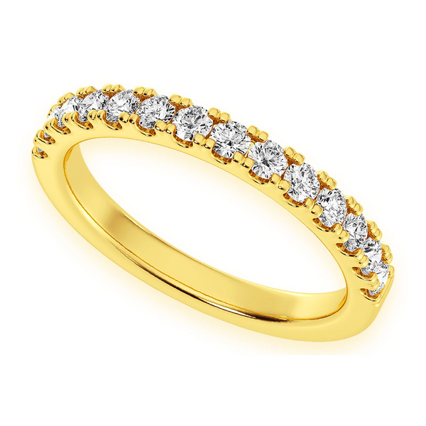 Extra Wide Single Row Band Ring