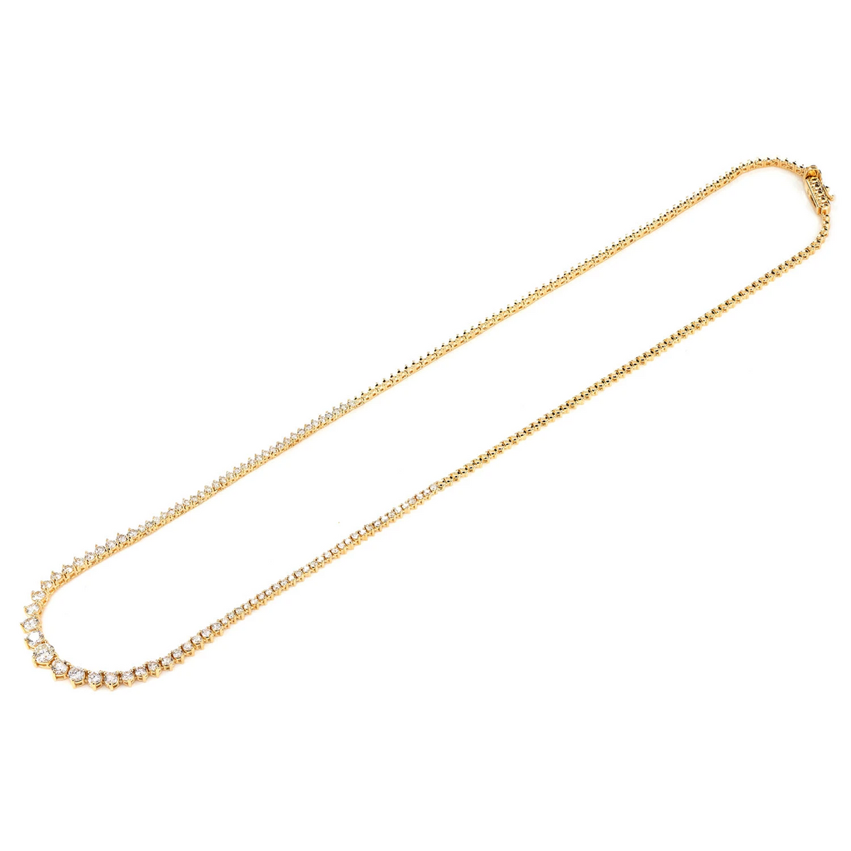 Graduated Diamond Riviera Necklace