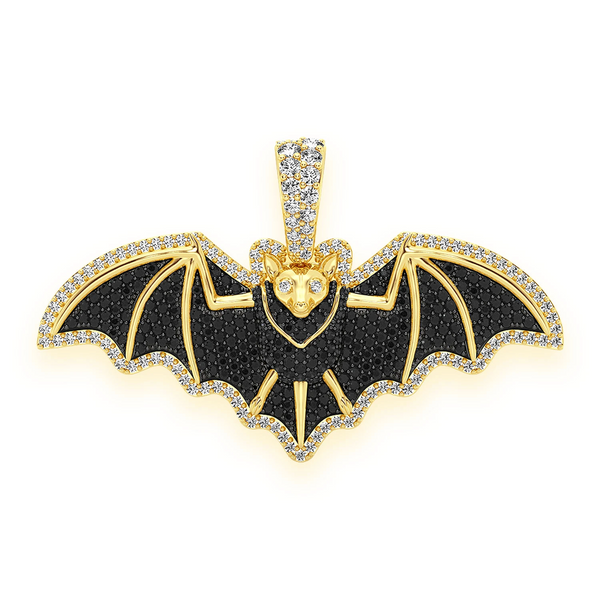 Black Diamond Bat Pendant