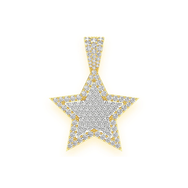 Double Layer Star Pendant