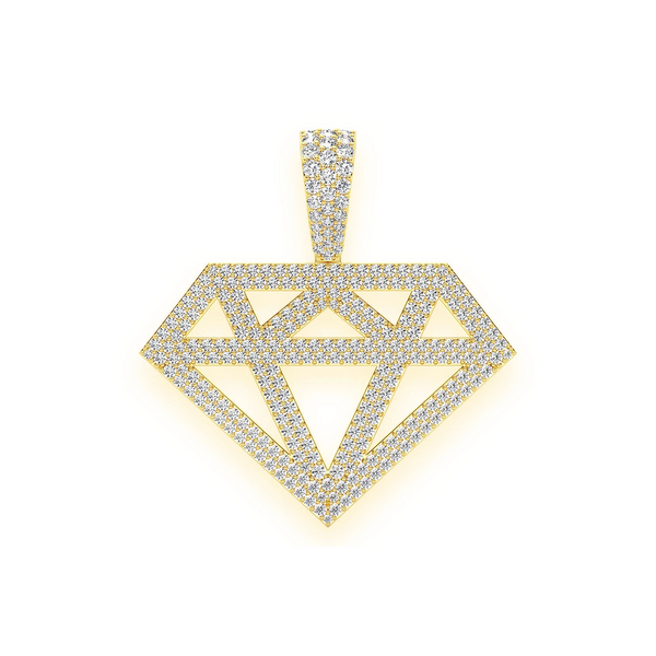 Diamond Silhouette Pendant