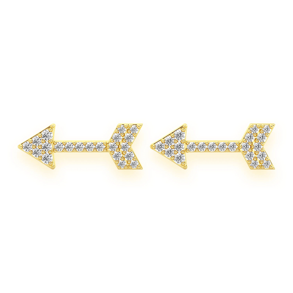 Arrow Diamond Stud Earrings