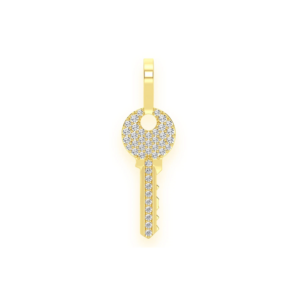 Key Diamond Pendant