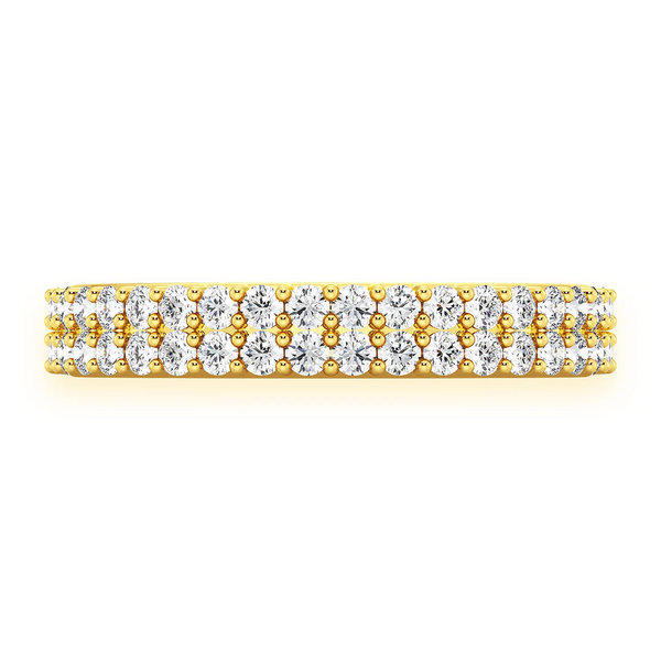 Two Row Band Ring