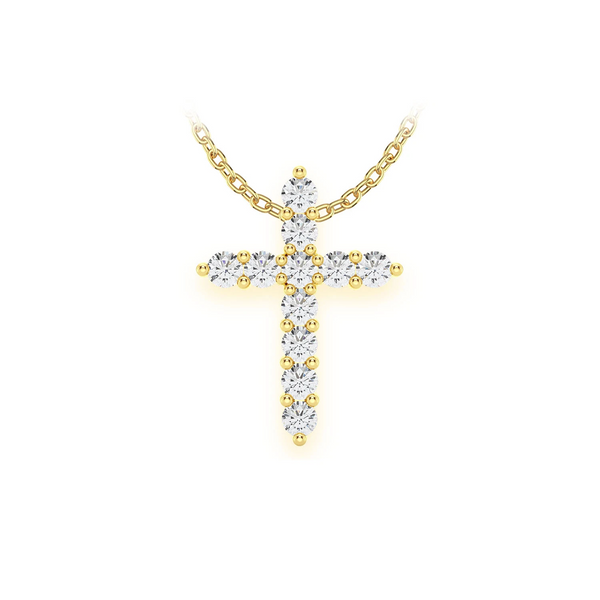 11 Stone Hidden Bail Cross