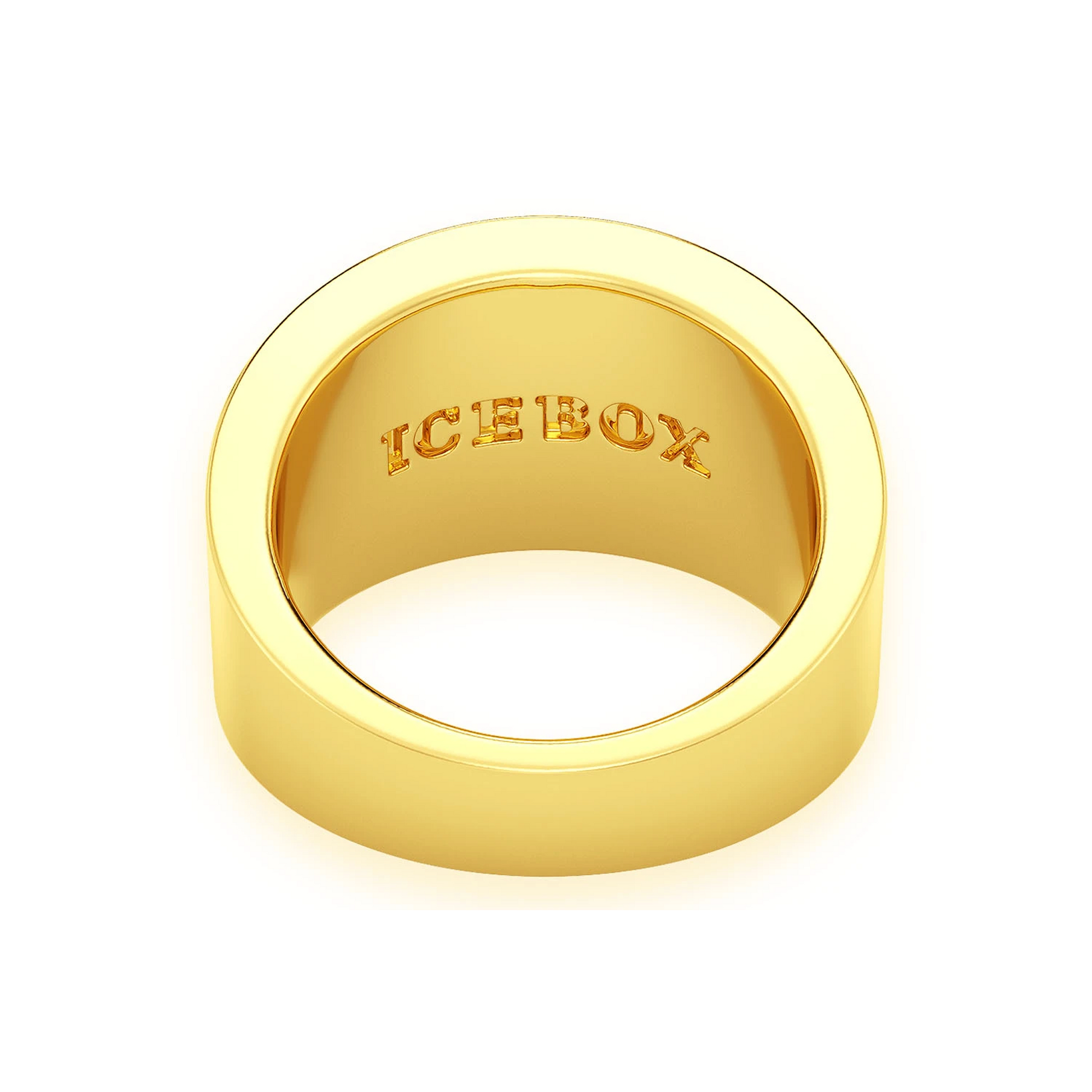 Bandana Diamond Ring in 14K yellow gold, alternate view