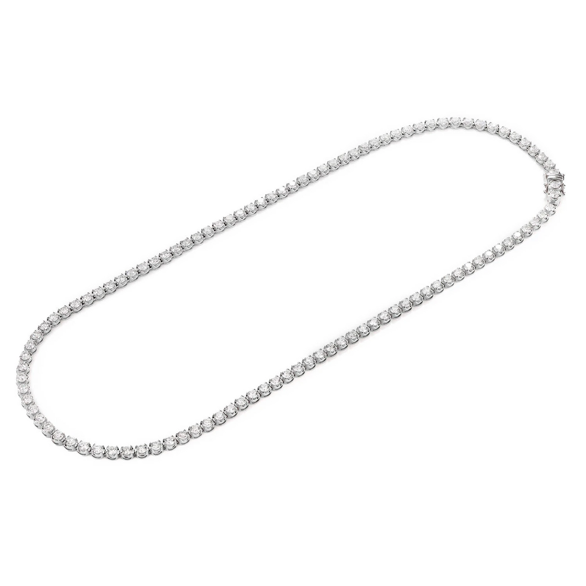 Crown Diamond Tennis Necklace