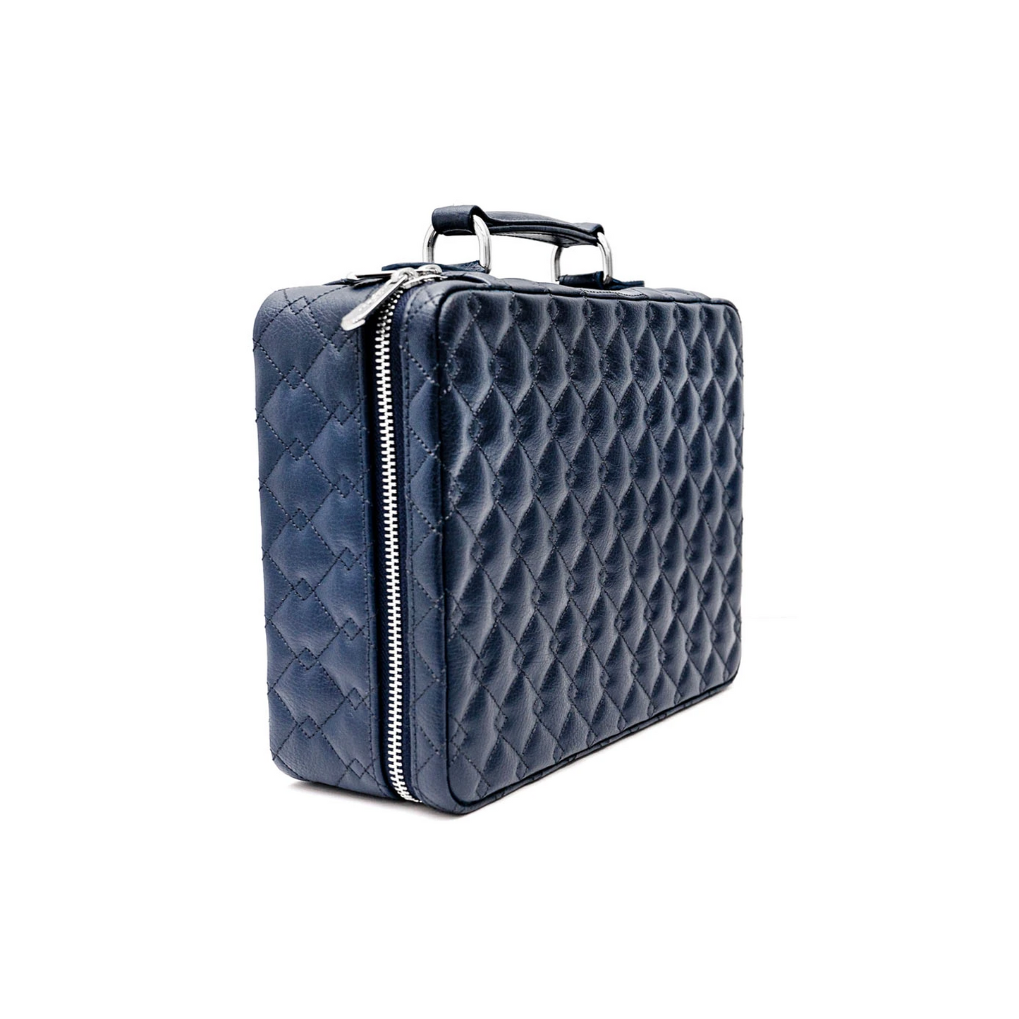 Icebox Voyager Case in navy, side view