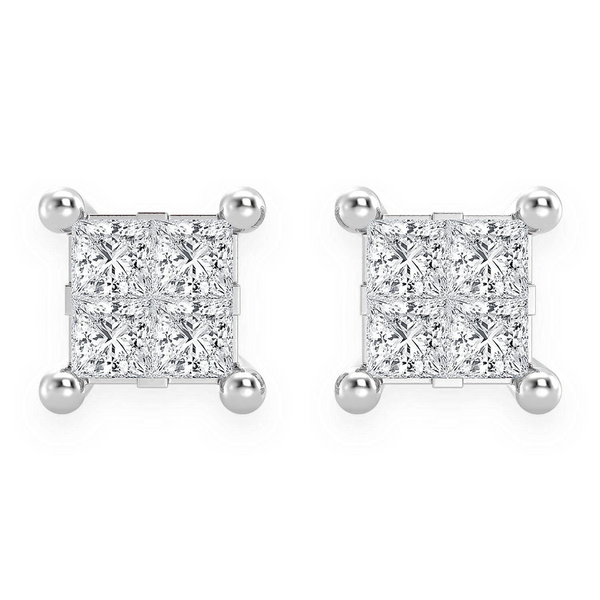 Quad Diamond Studs