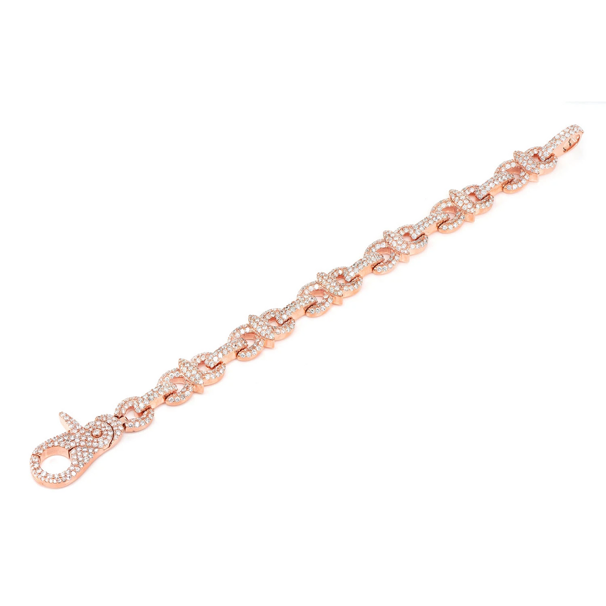 Diamond Infinity Link Bracelet