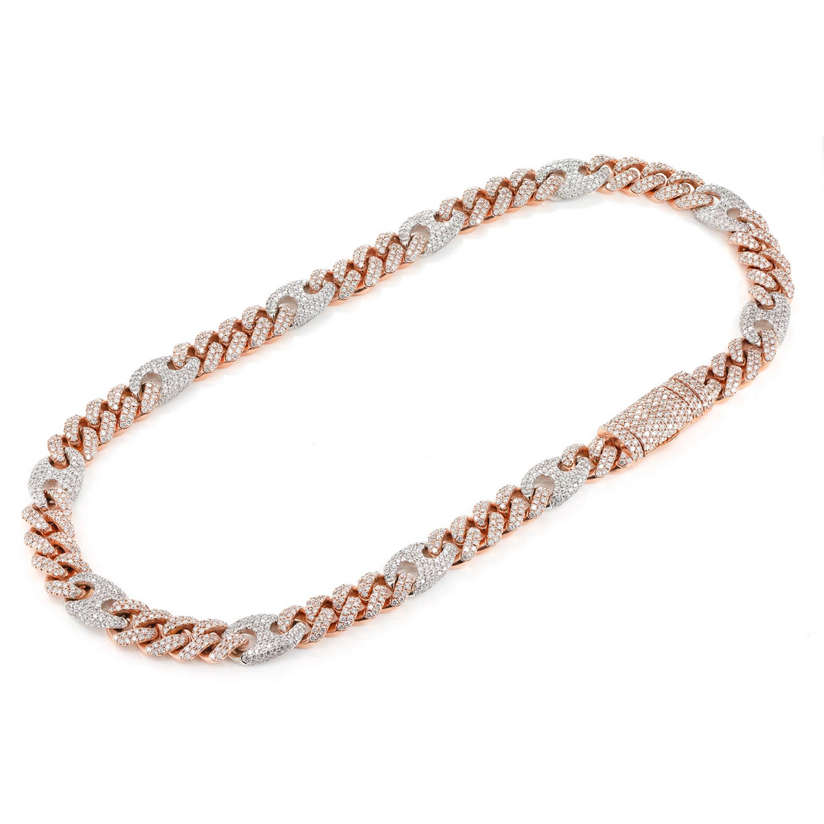 Mariner Cuban Link Diamond Necklace