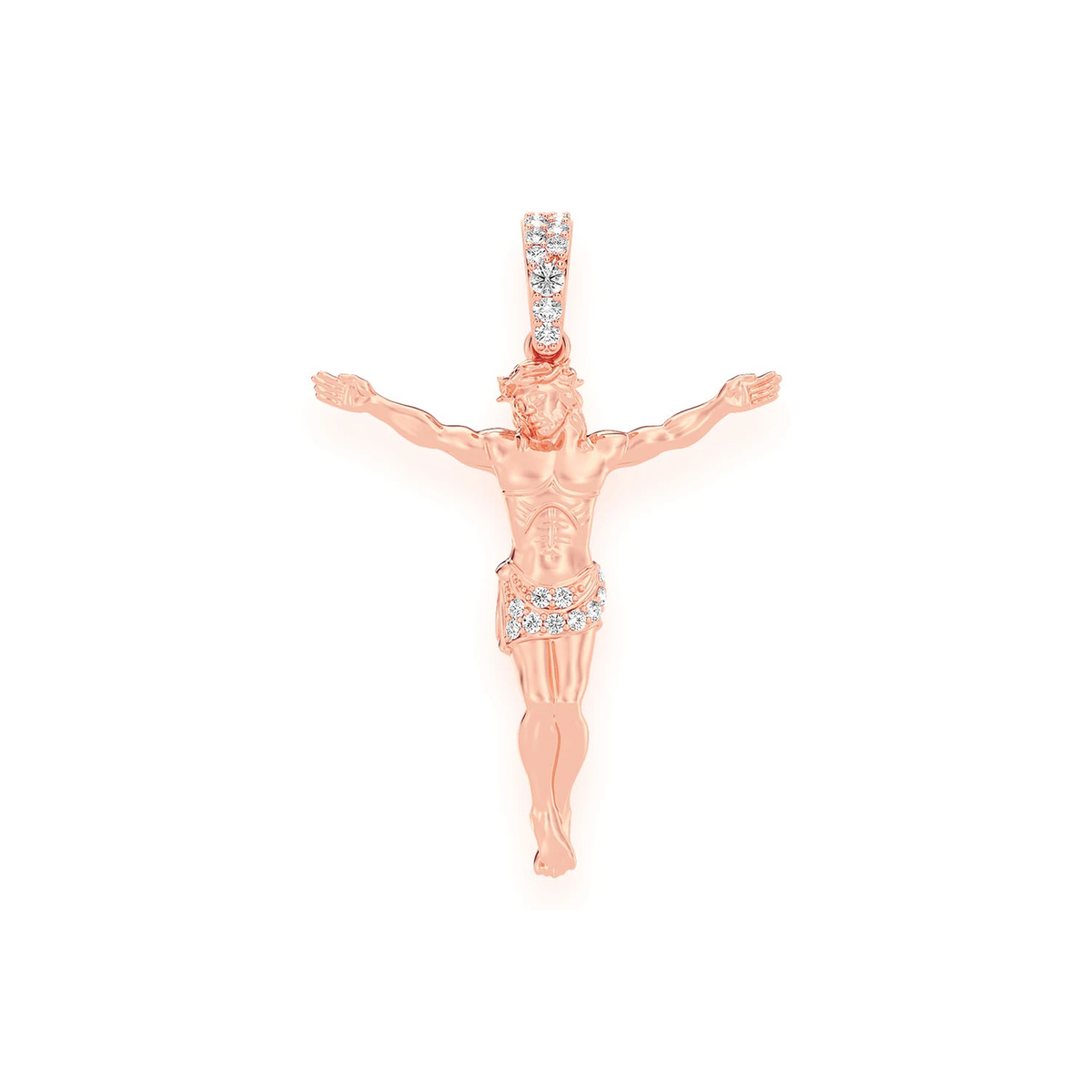 Jesus Crucifix Diamond Pendant | 14K Gold | Icebox – Icebox