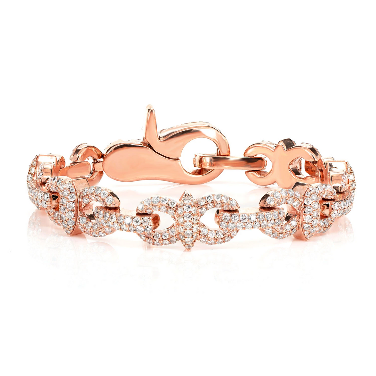Diamond Infinity Link Bracelet