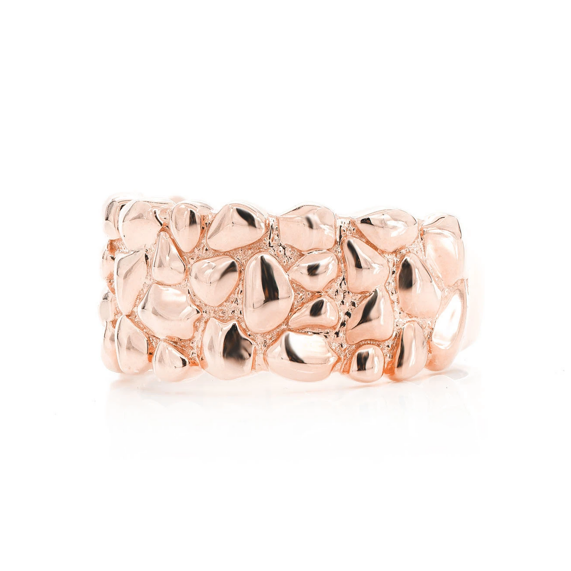 Nugget Band Ring in 14K rose gold, alternate view
