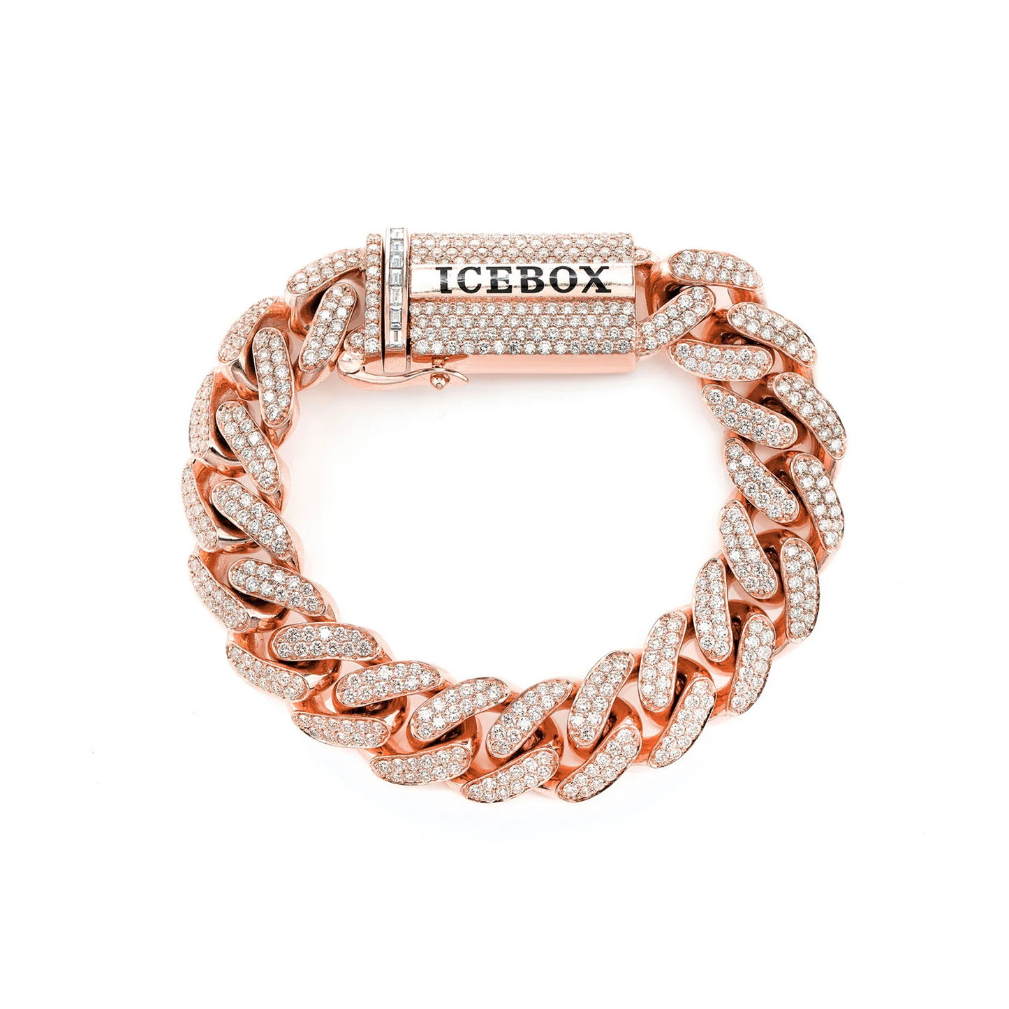 14mm Miami Cuban Link Diamond Bracelet