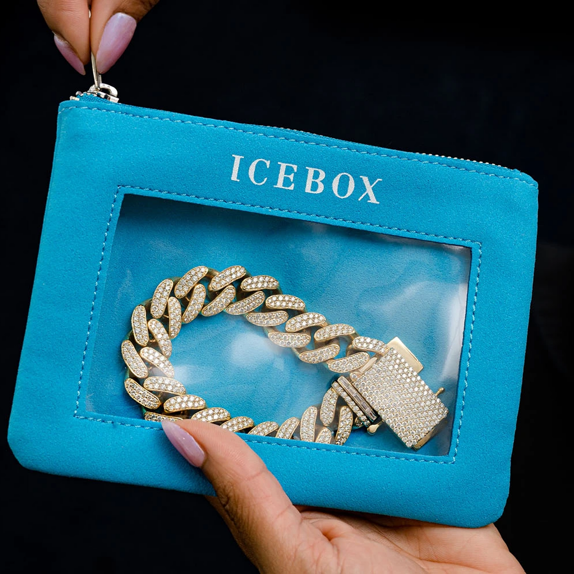 Icebox 3 Zipper Travel Pouches, detail view 2