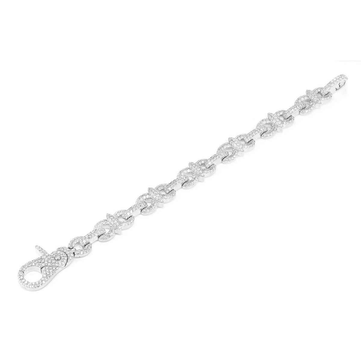 Diamond Infinity Link Bracelet