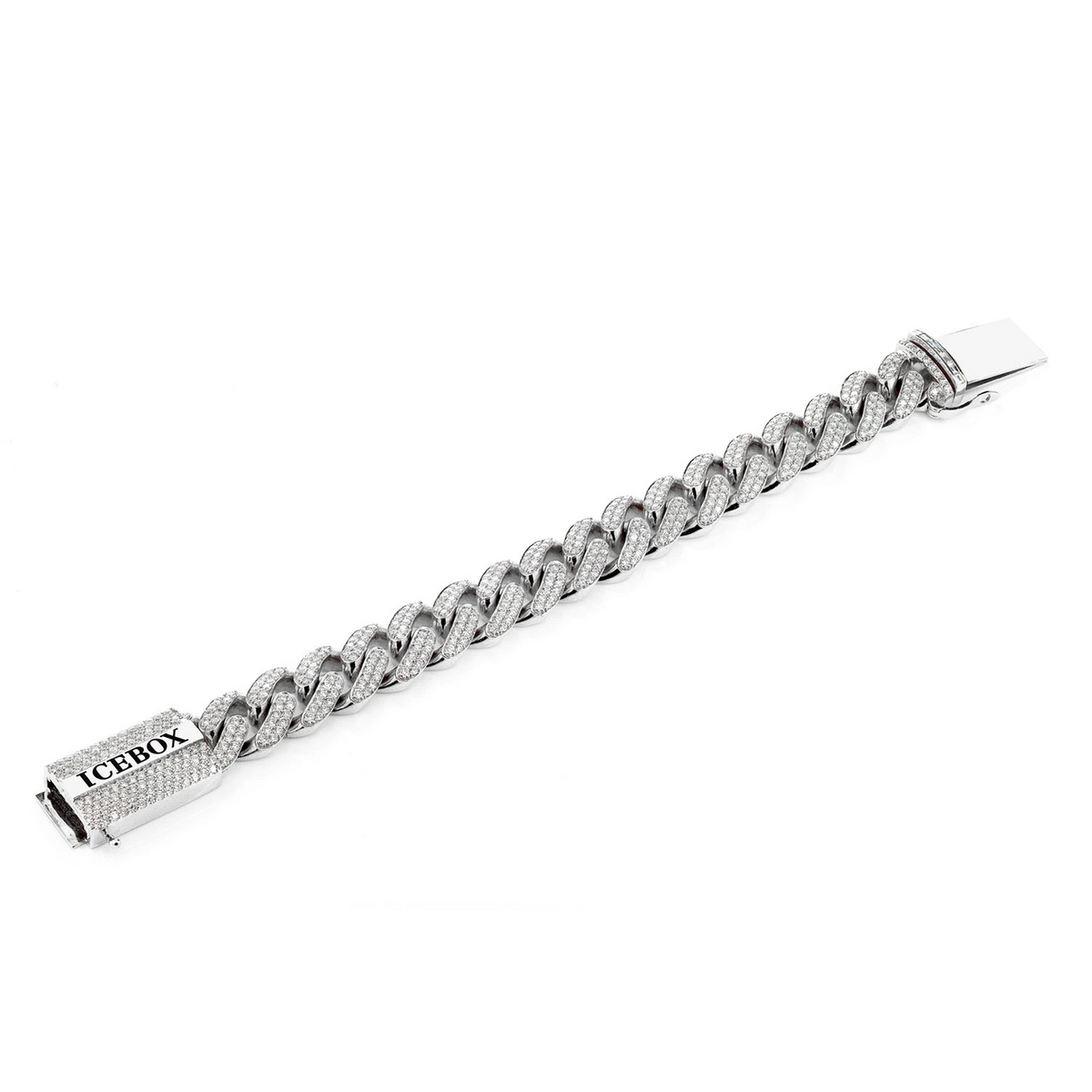 14mm Miami Cuban Link Diamond Bracelet