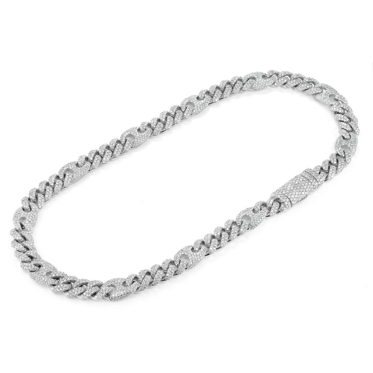 Mariner Cuban Link Diamond Necklace