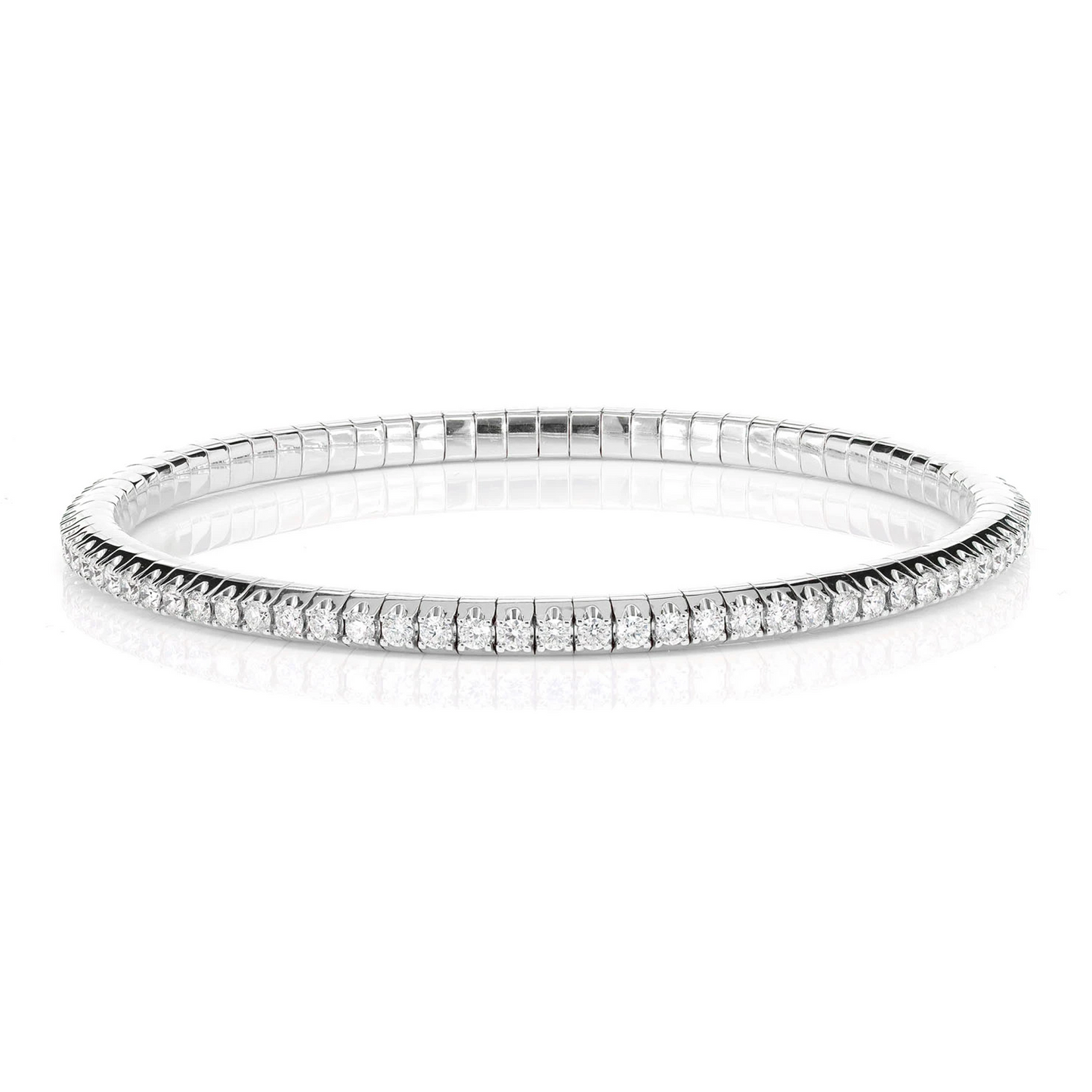 Diamond Flex Bangle Tennis Bracelet