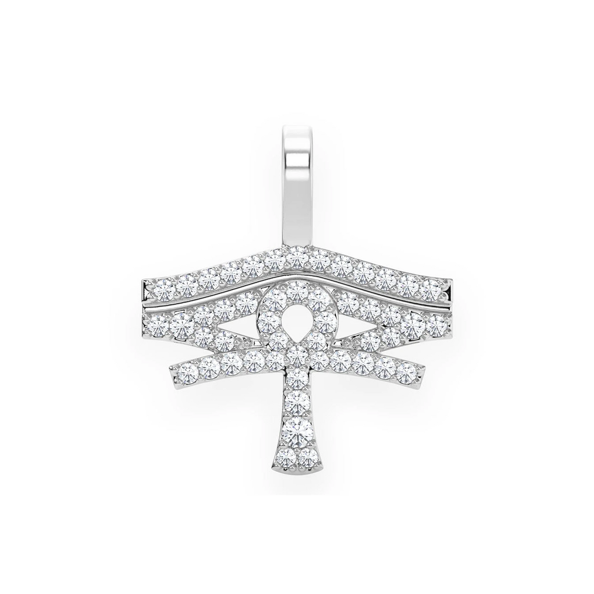 Eye of Ra Ankh Diamond Pendant | 14K Gold | Icebox – Icebox
