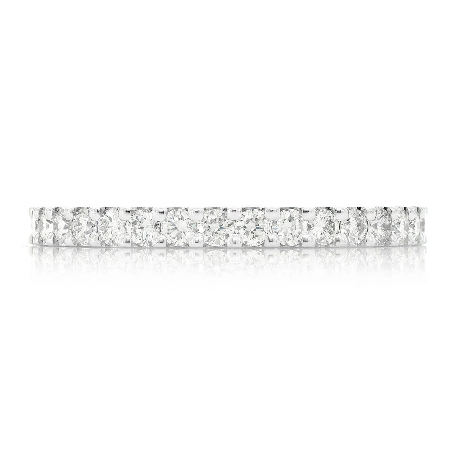 Signature Eternity Diamond Ring in 14K white gold, front view