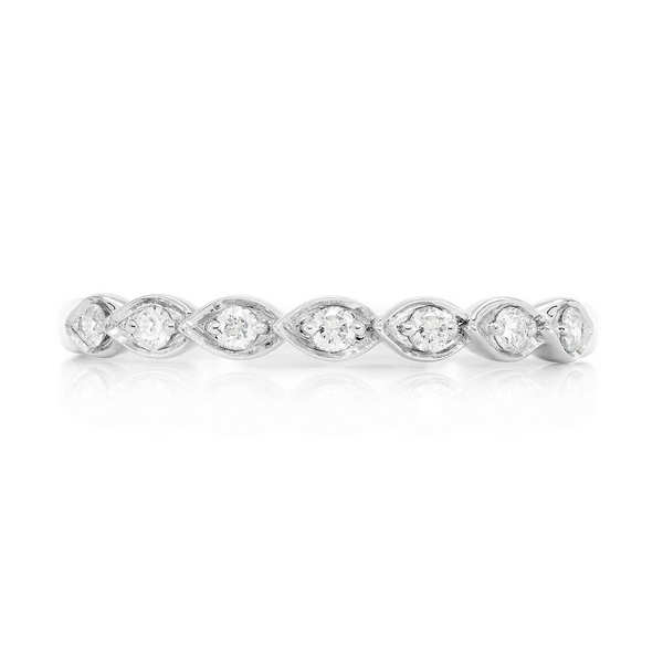 Marquise Single Row Ring