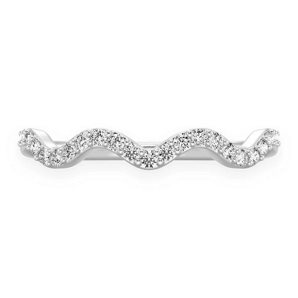 Wavy Diamond Ring